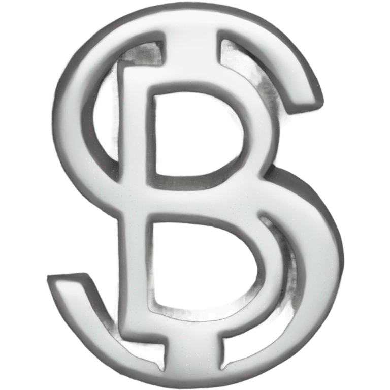 Money dollar sign letter b emoji