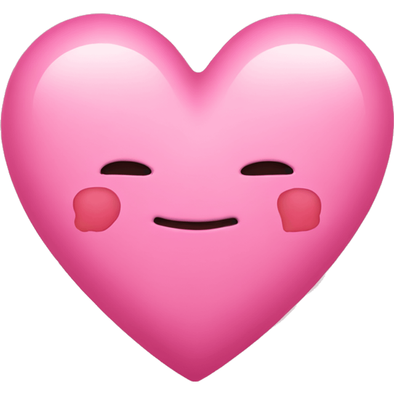 cute pink heart emoji