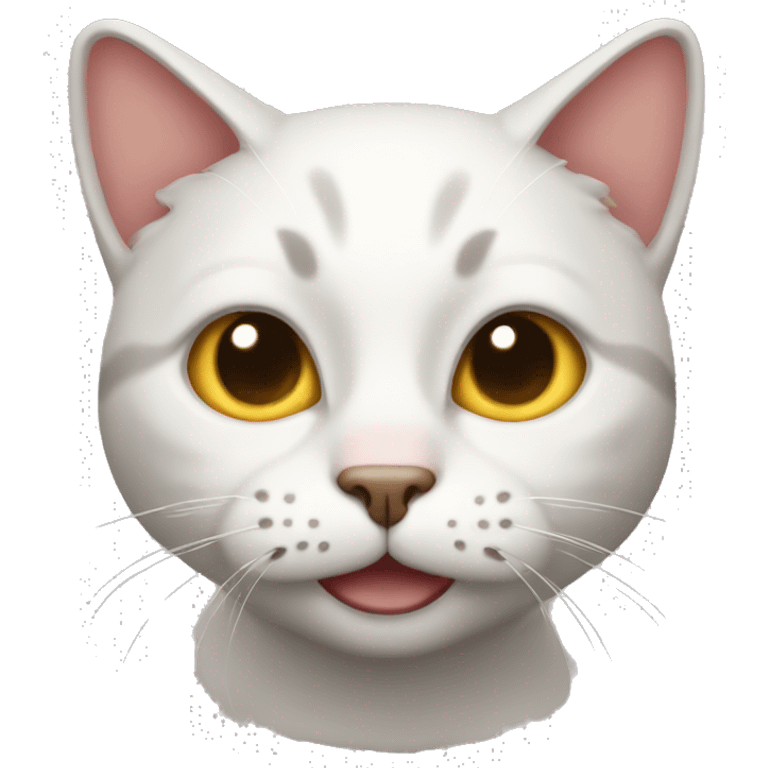 Cat wearing on hoddy emoji