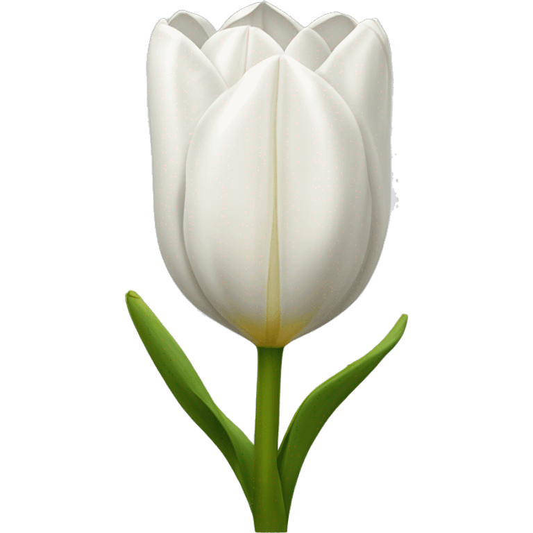 White tulipanes emoji