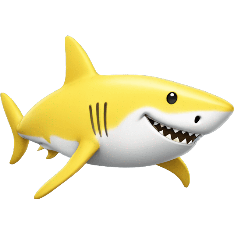 Shark in banana costume emoji