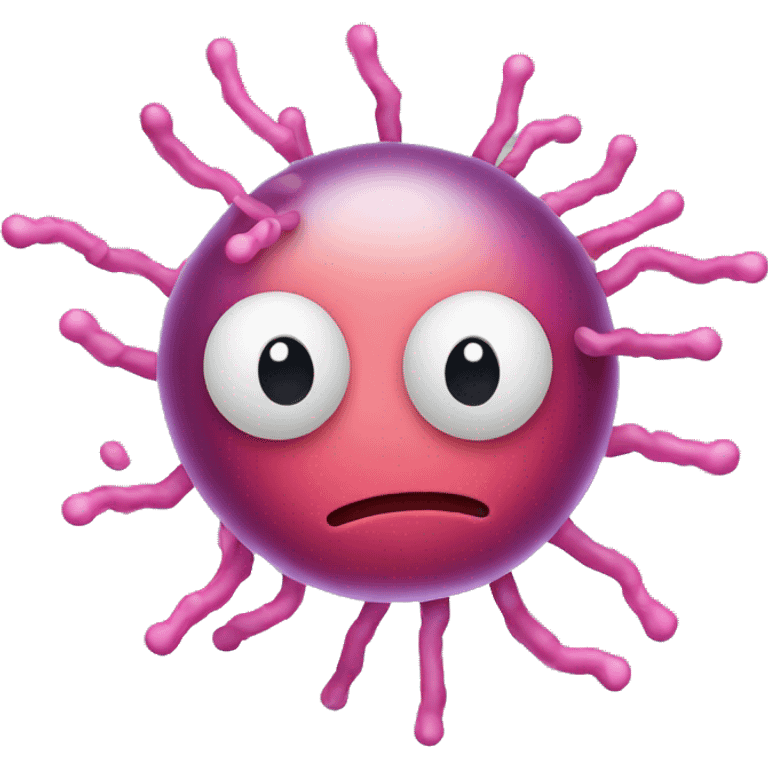 antibiotic fighting bacteria emoji