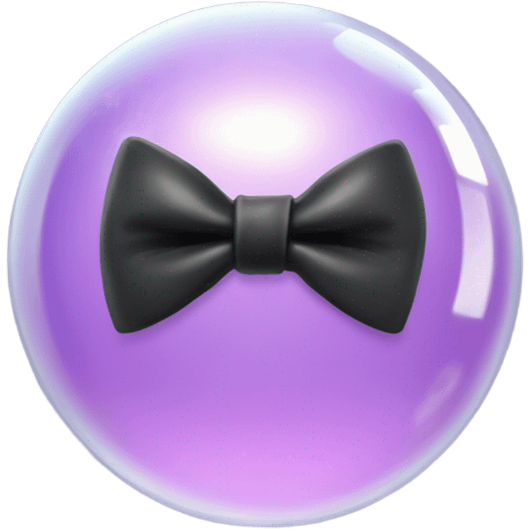 Bubble with a bow tie  emoji