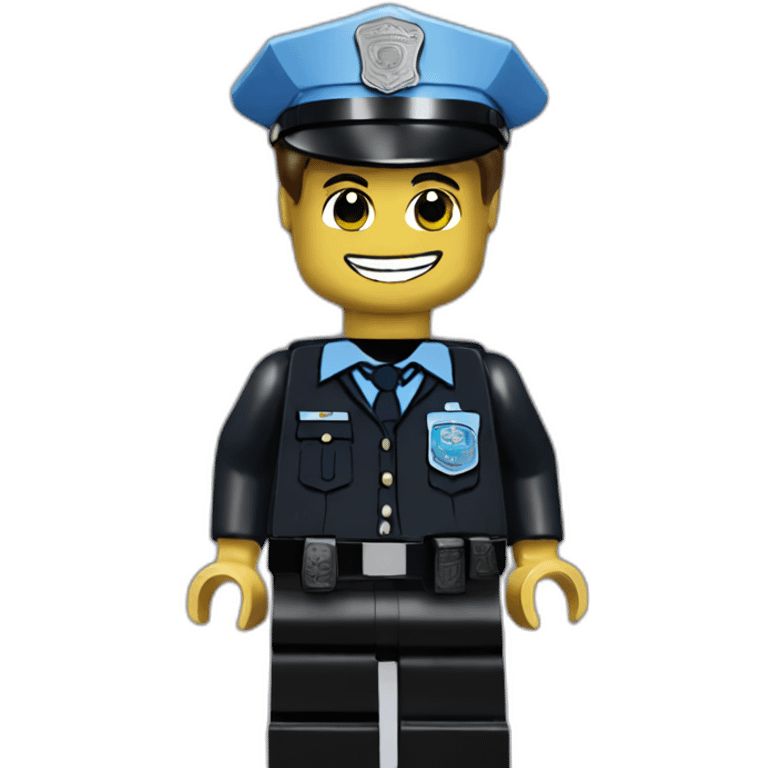 lego police officer emoji