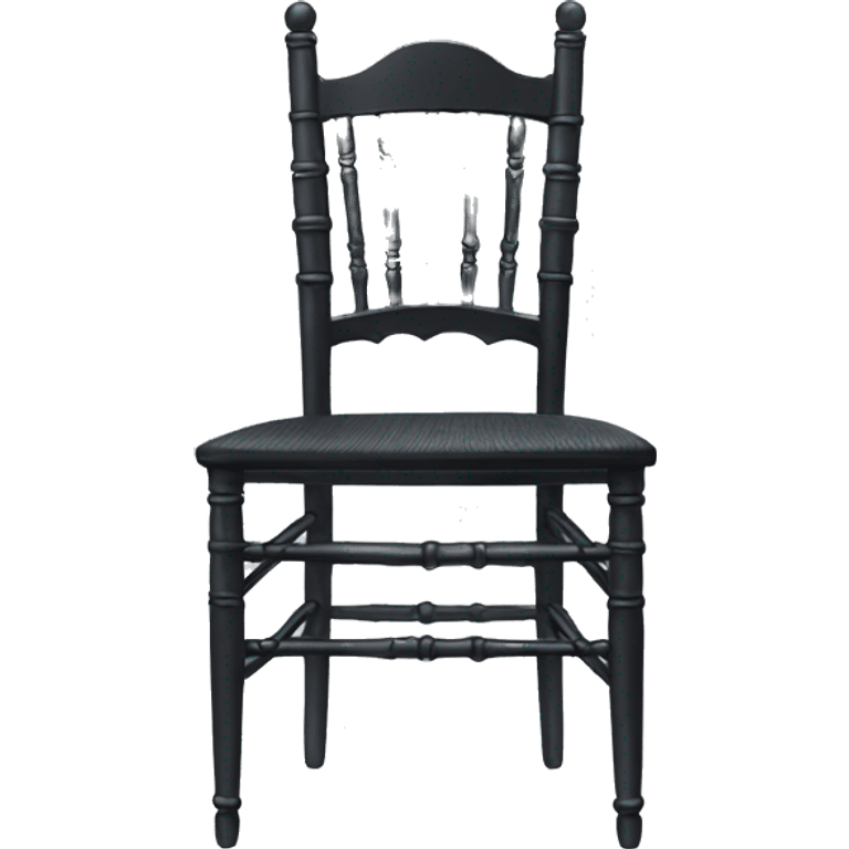 Black Chiavari chair emoji