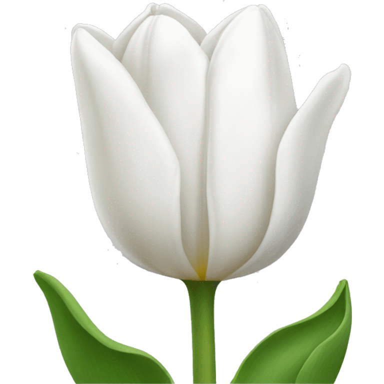 White tulip emoji