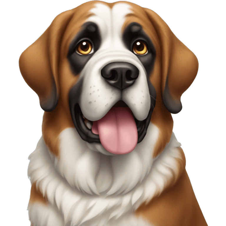 dog saint bernard emoji