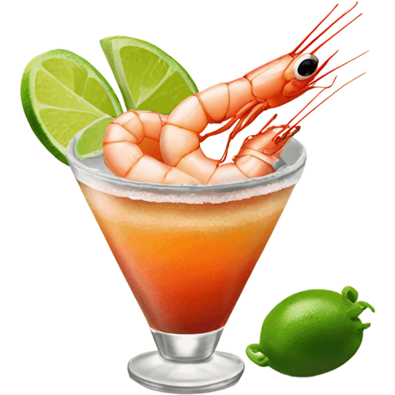 Mexican shrimp cocktail  emoji