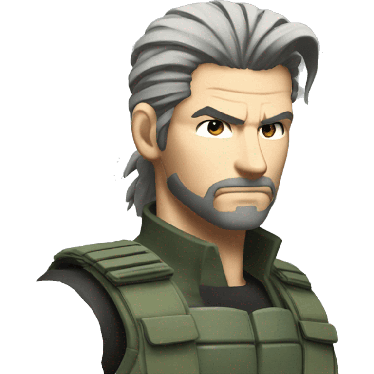 Solid snake fro metaal gear solid 5 emoji