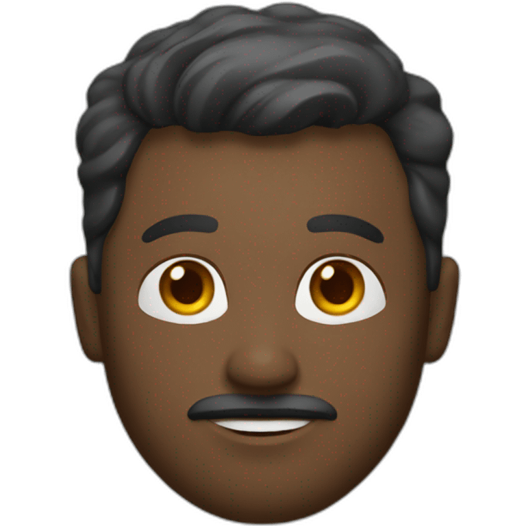 Un homme épuisé emoji