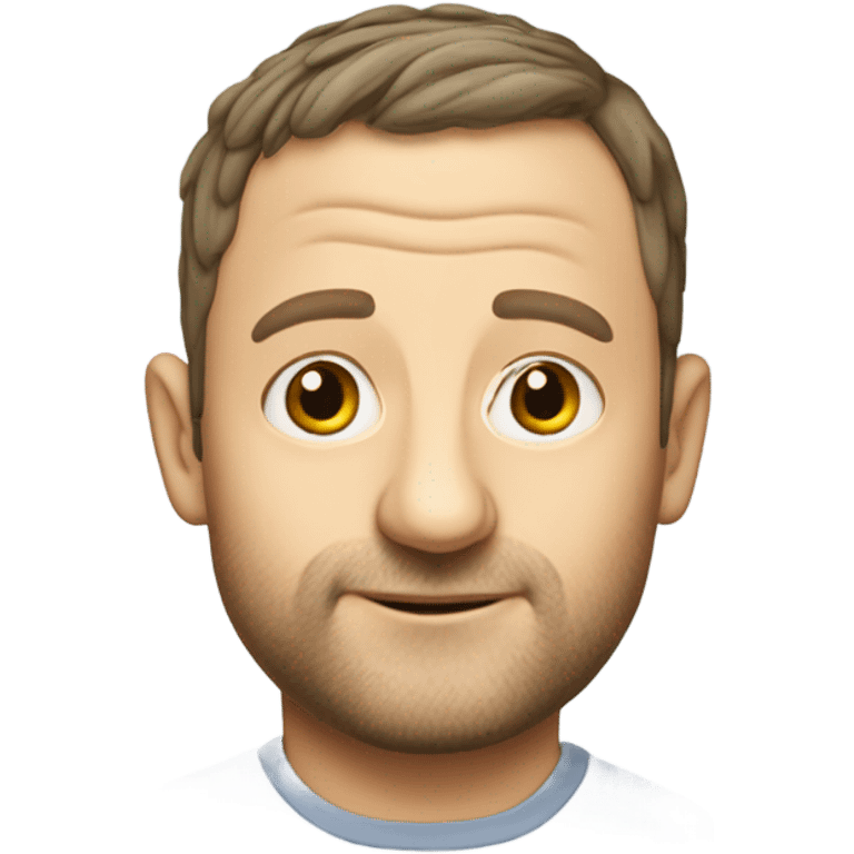 Tim Robinson with half a tupee emoji