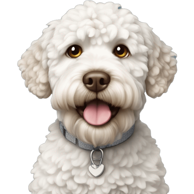 Lagotto romagnolo white  emoji