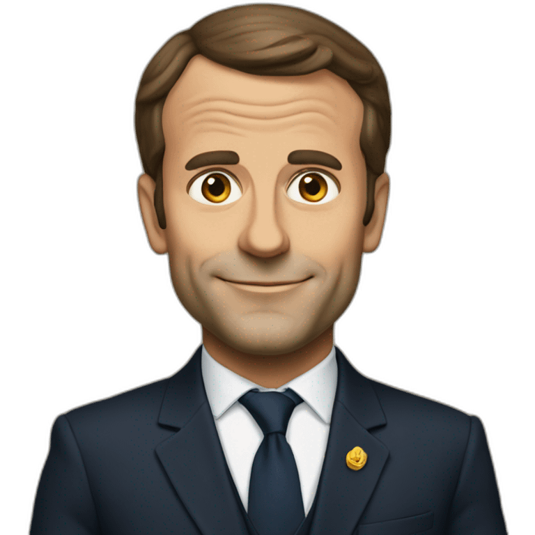 Emanuel Macron emoji