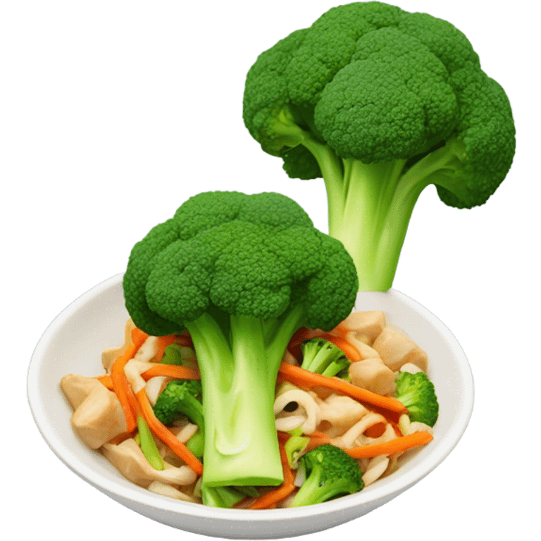 broccoli stir fry emoji