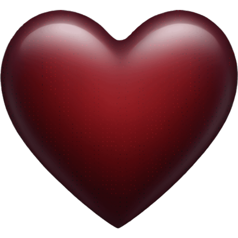 dark red heart emoji