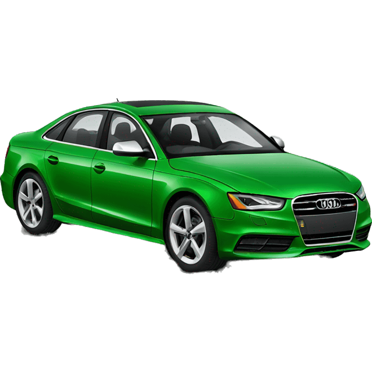 green audi emoji