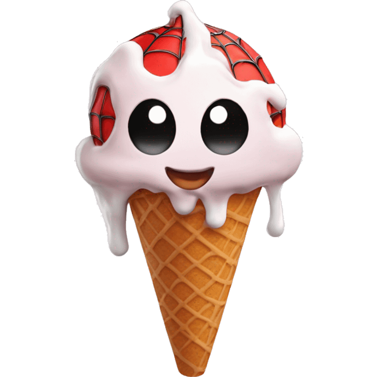 Spider man ice cream  emoji