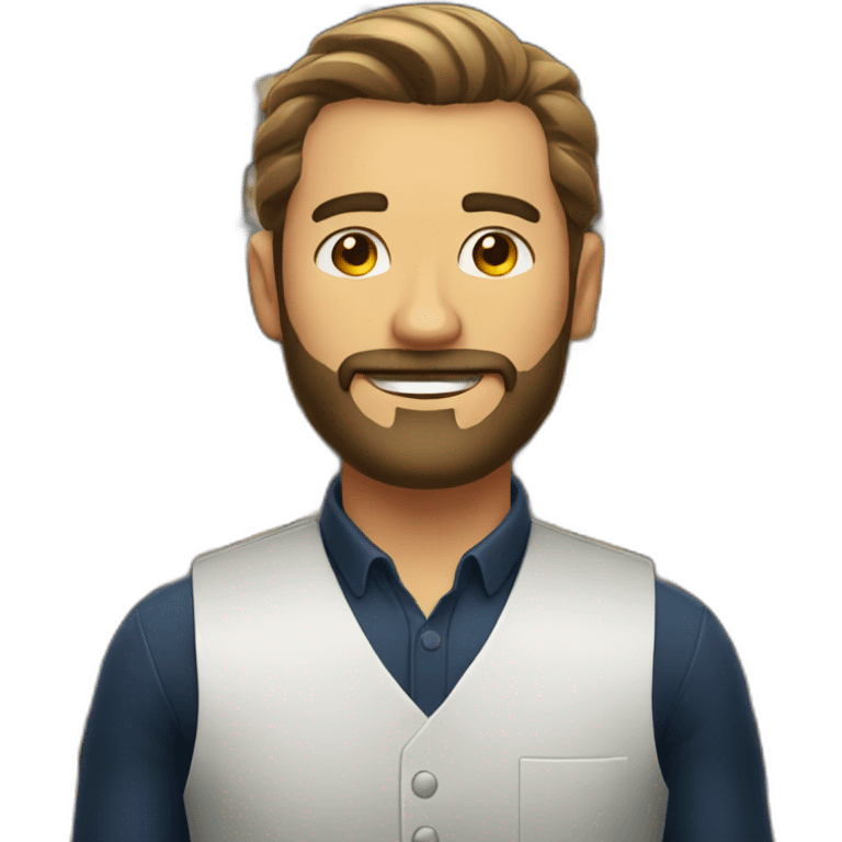 Barman barbu emoji