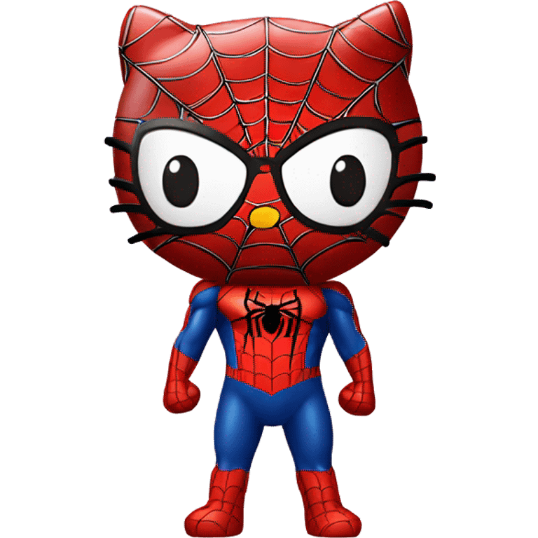 Hello kitty spider man emoji