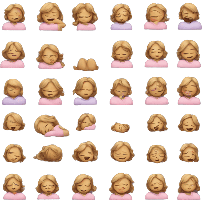 Sleeping girl emoji