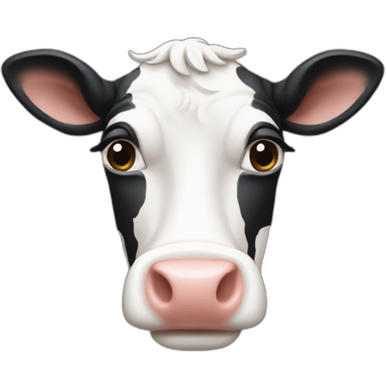 Vache holstein emoji