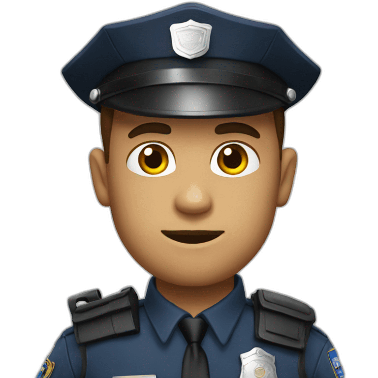 Police man stoped emoji