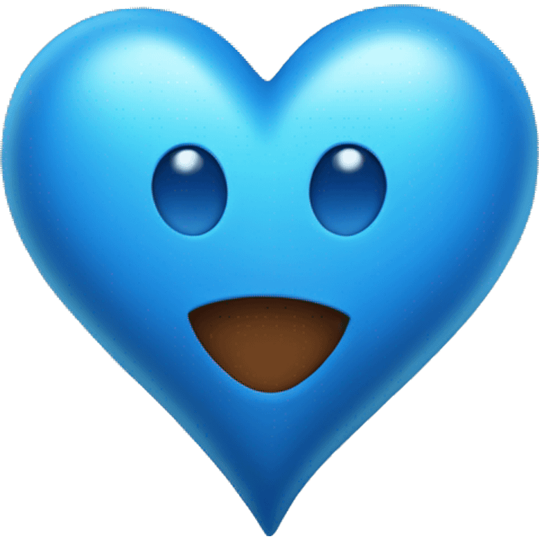 blue heart emoji