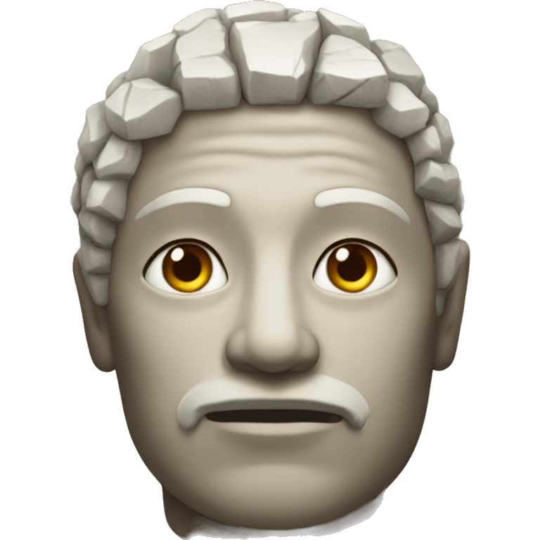 stone head emoji