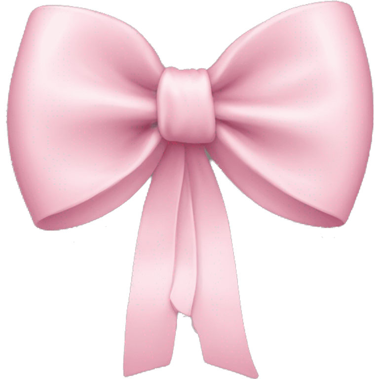 Light pink bow emoji