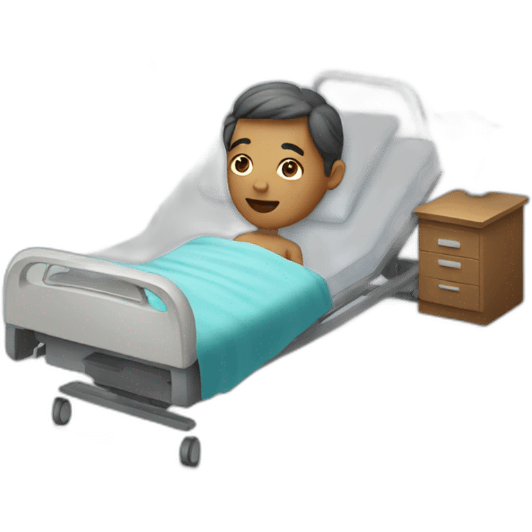 patient qui lit  emoji