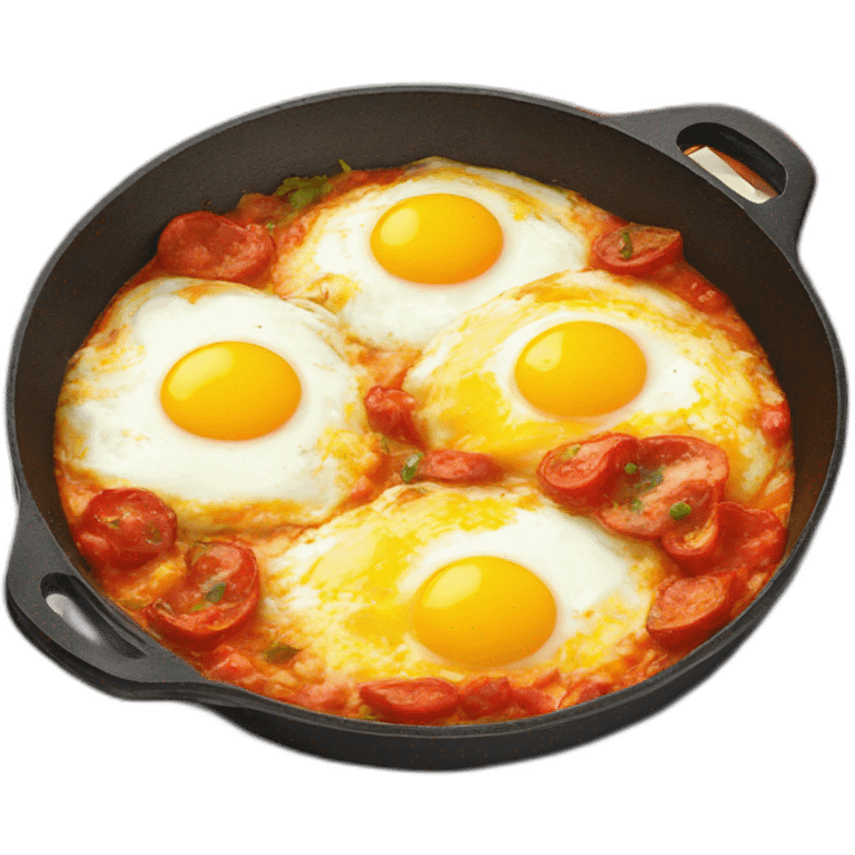 shakshuka with 2 eggs emoji