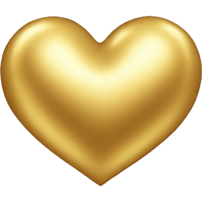 Gold heart emoji