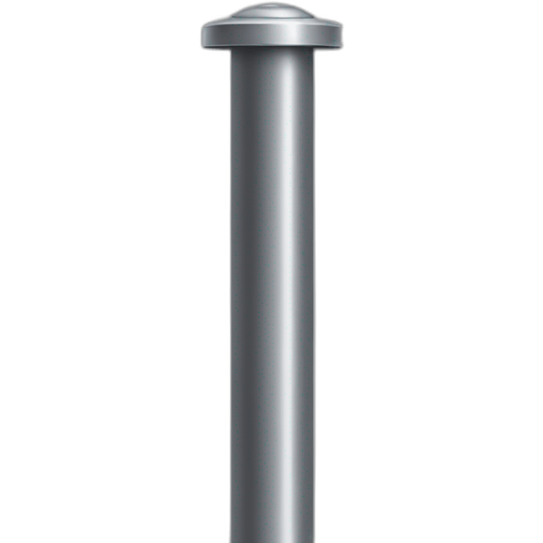 Grey Metal pole emoji