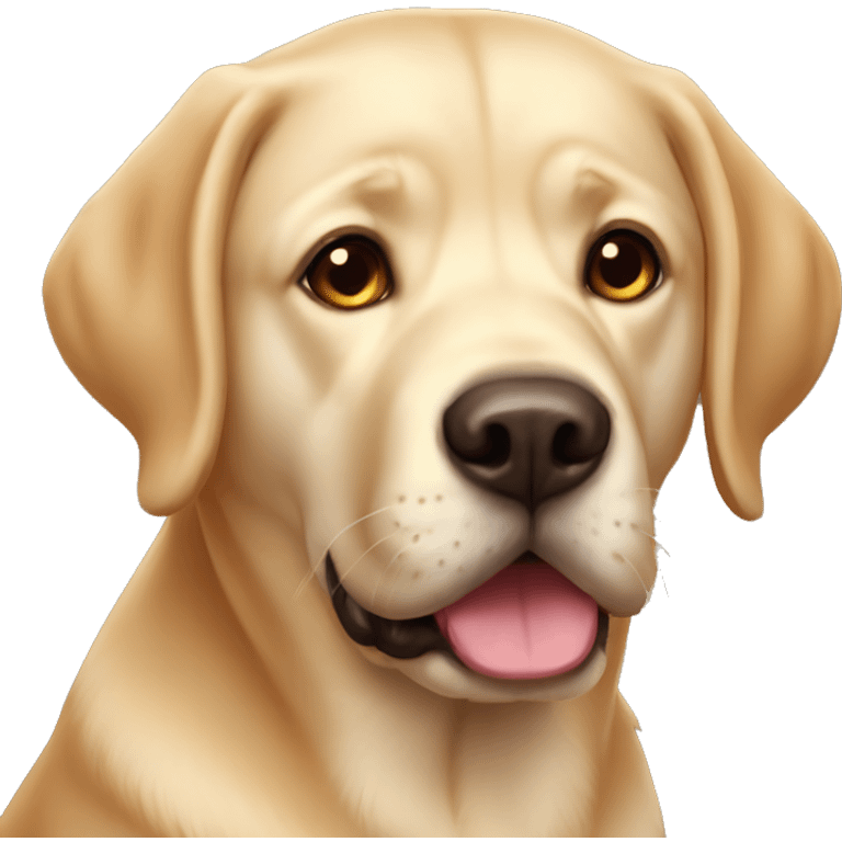 Perrita labrador Carmelita  emoji