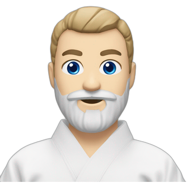 Kyokushin blue eyes beard in senza position emoji