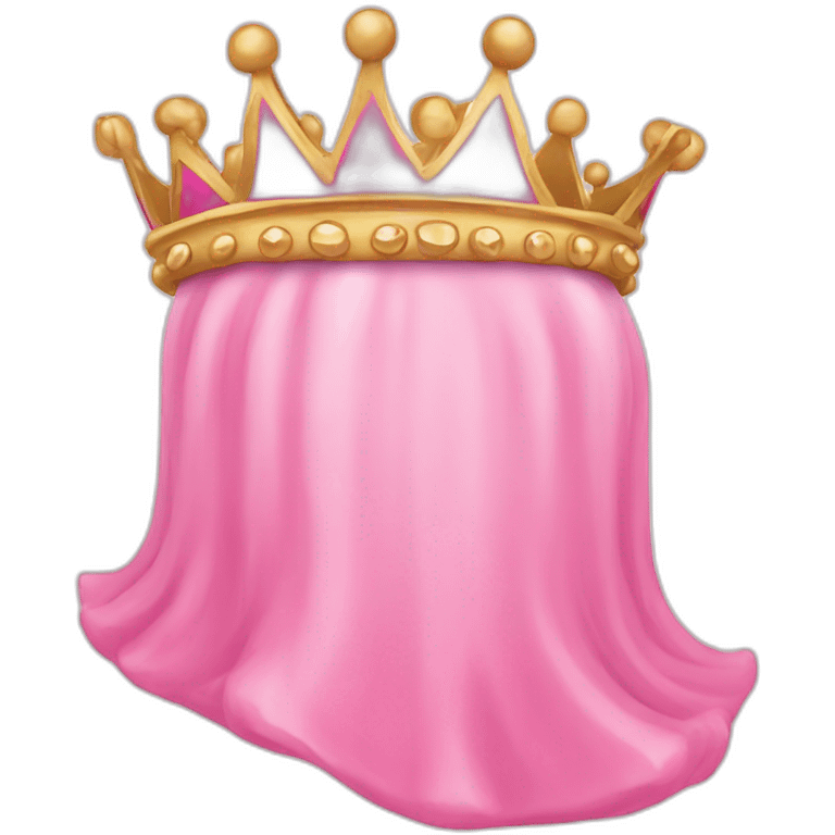 Crown pink emoji