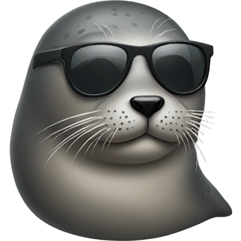 Seal wearing sunglasses  emoji