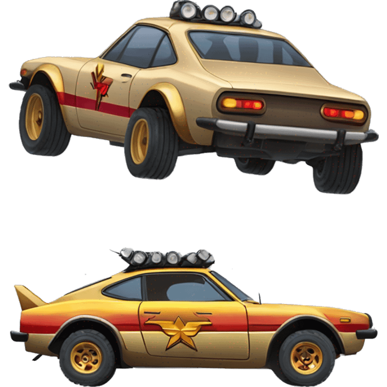 1970s Wonder Woman Long wheelbase widened Scion FR-S off road desert race truck  emoji