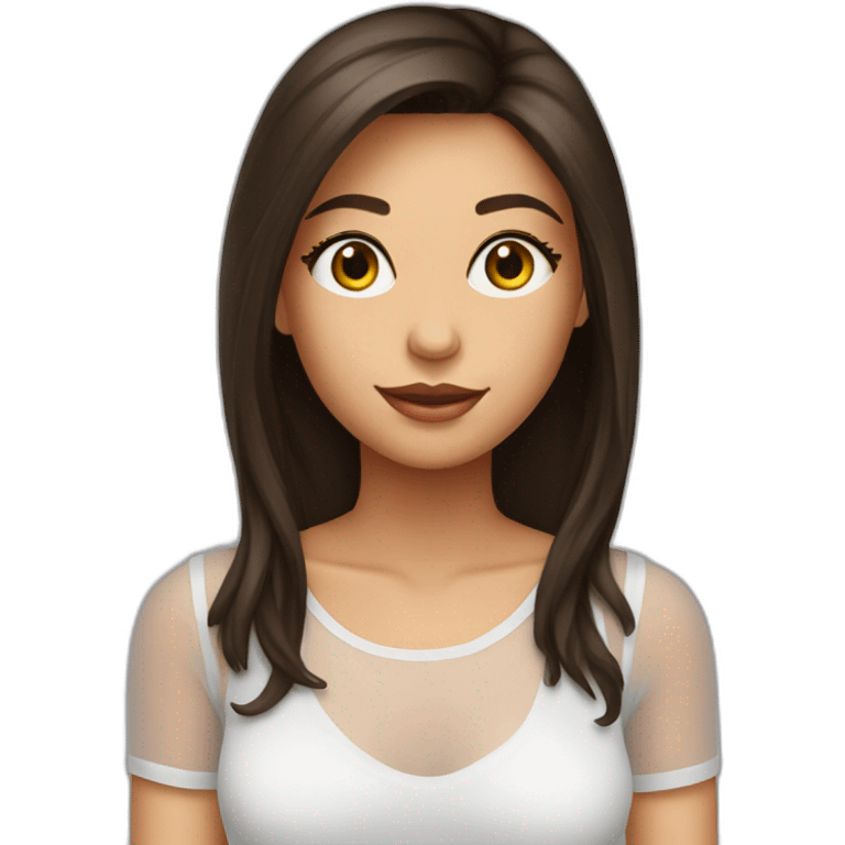 brunette-girl-wearing-a-seethrough-shirt emoji