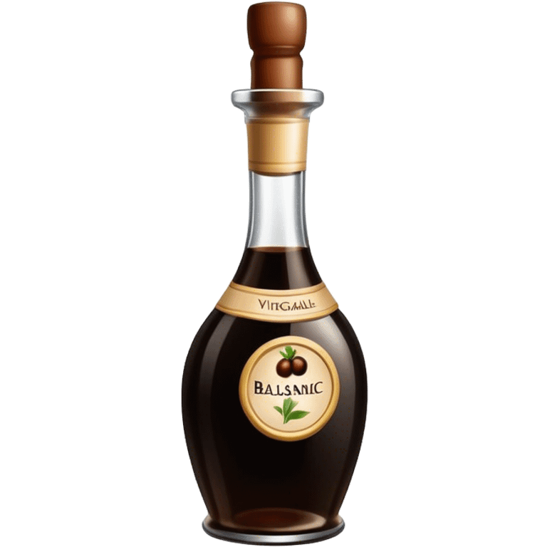 balsamic vinegar elegant bottle emoji