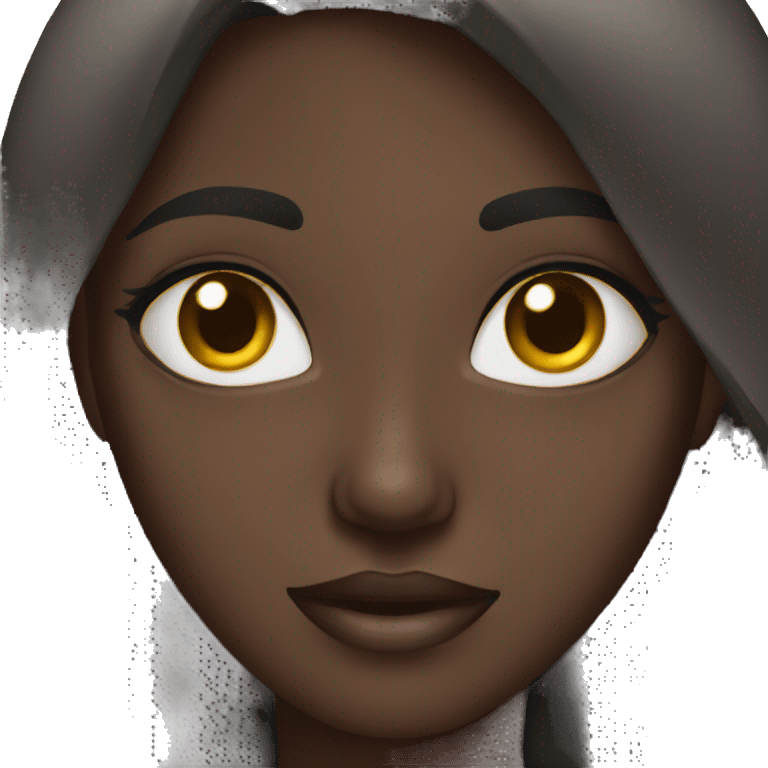 Dark skin arabic emoji