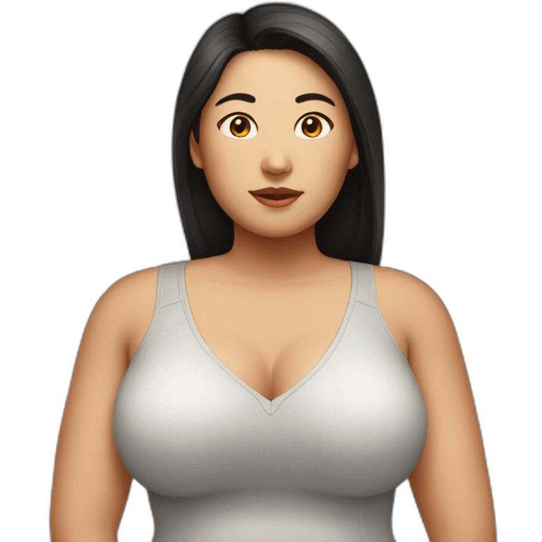 big-bosomed-Asian-woman emoji