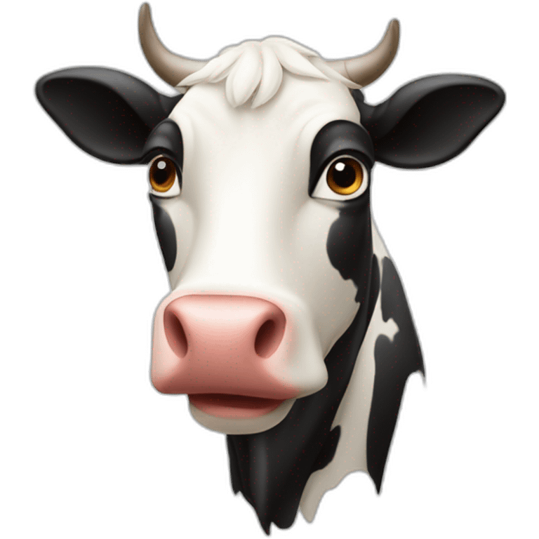 Vache qui insulte emoji