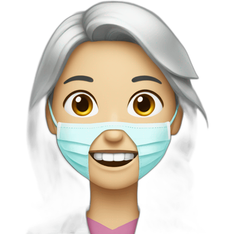 dentista mujer emoji