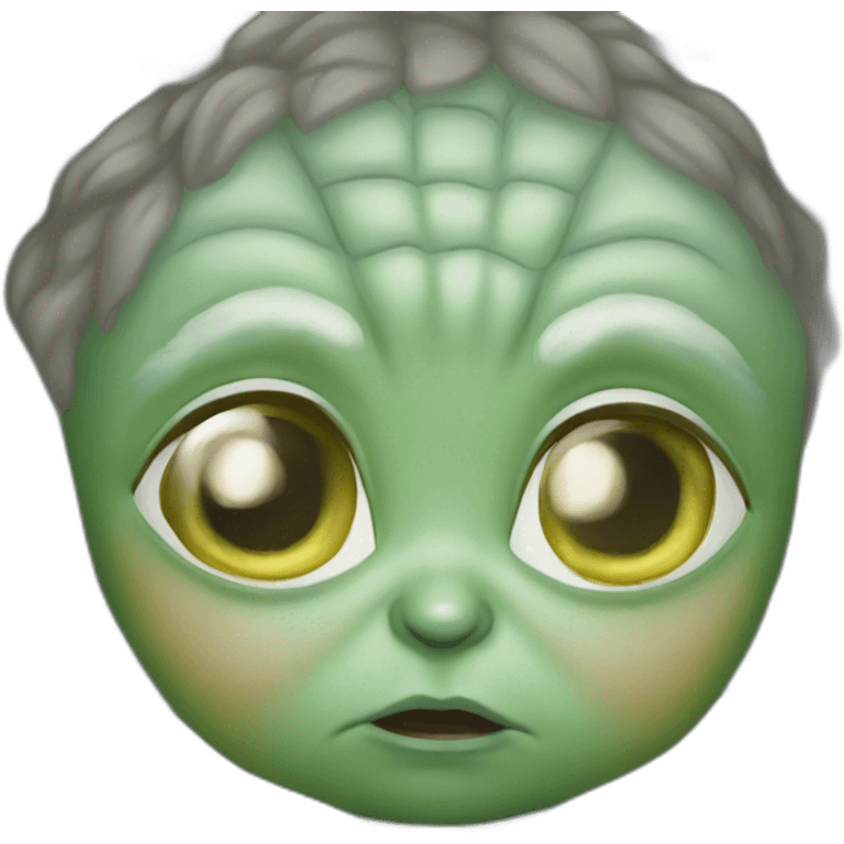 crying baby yoda  emoji