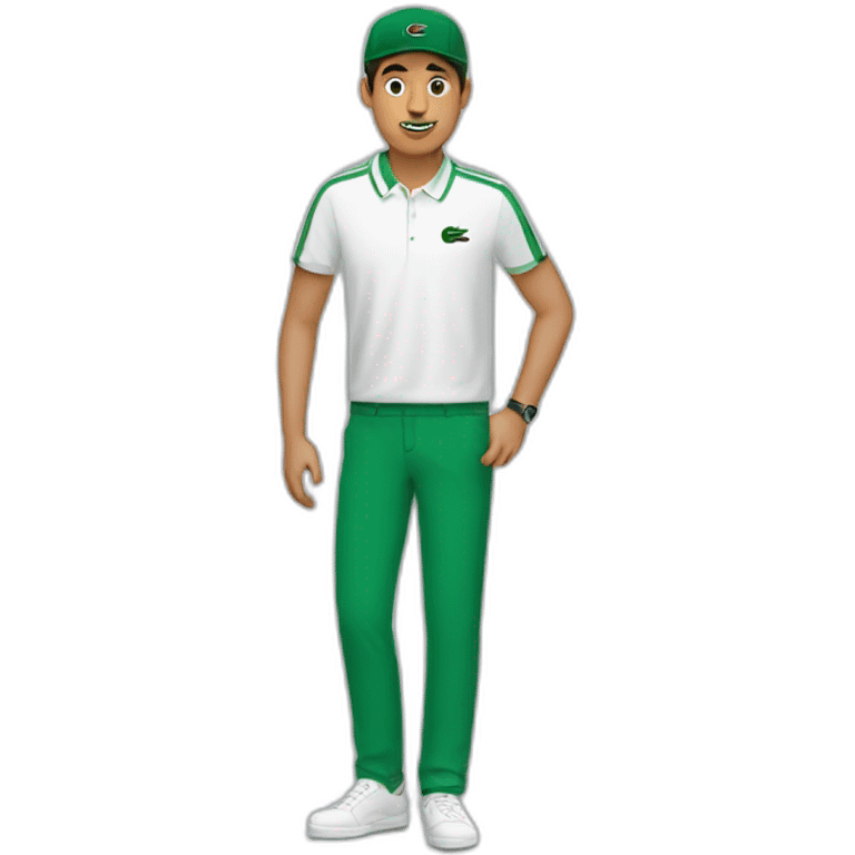 algerian Guy with Lacoste emoji