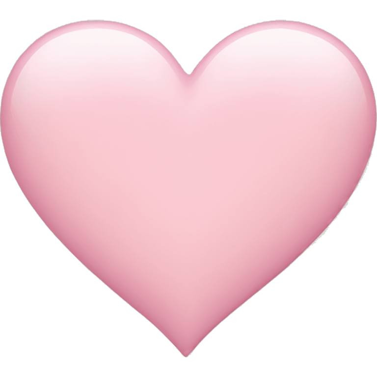 light pink heart emoji