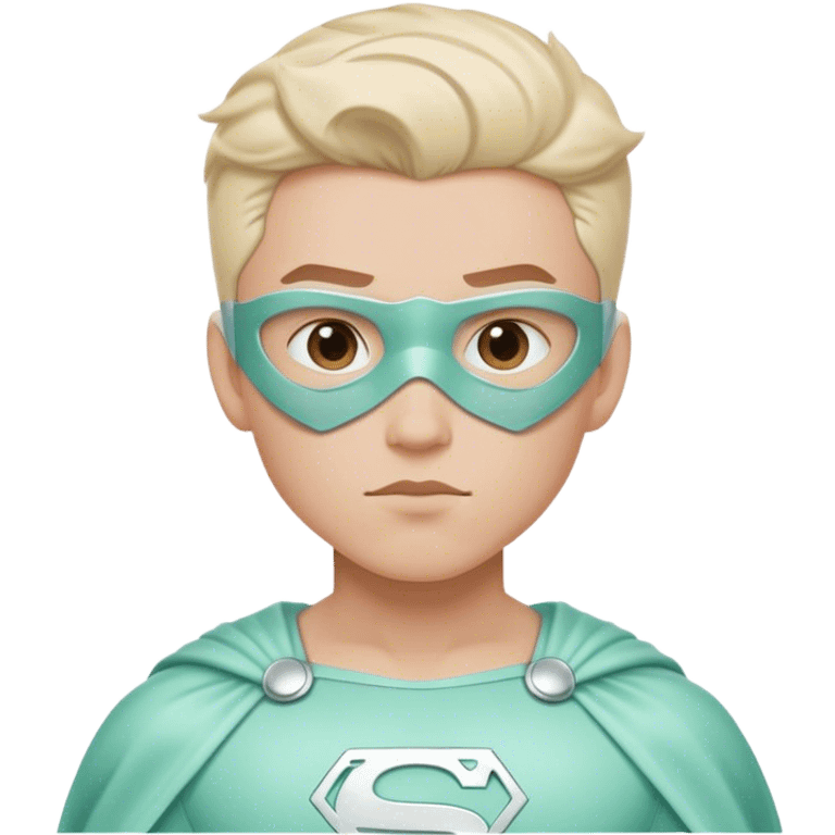 younger super hero mint pastel outfit emoji