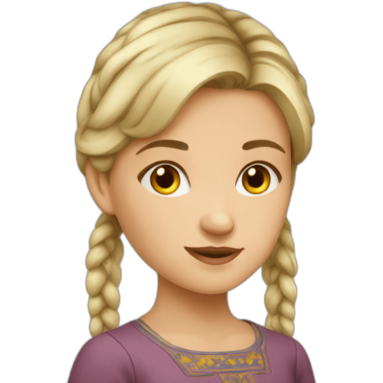 Ukrainian girl  emoji