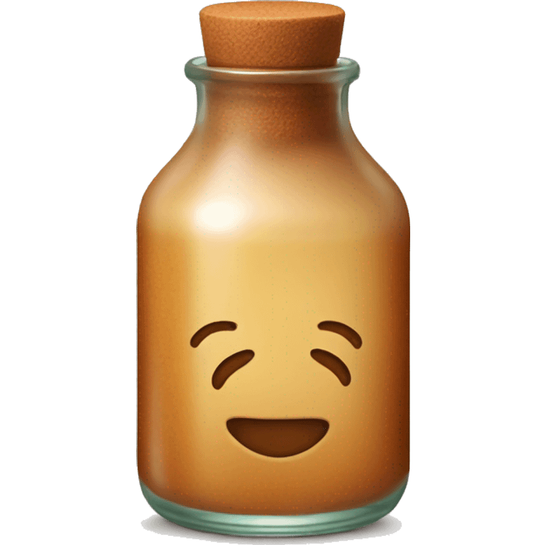 liquid cinnamon in a bottle emoji